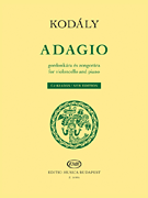 Adagio Cello and Piano - Newly Engraved Edition cover
